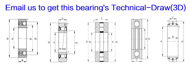 HCB71921-C-2RSD-T-P4 Bearing 3D